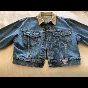 Guess Marciano Vintage Horse Theme Denim Jacket